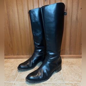 Ash Women’s Black Leather Tall Boots